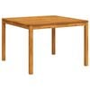 vidaXL Tavolo da Pranzo da Giardino 110x110x75cm Legno Massello Acacia