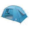 vidaXL Tenda Capanna con tetto Blu 400 x 210 x 180 cm Poliestere