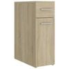 vidaXL Armadietto da Farmacia Rovere Sonoma 20x45,5x60 cm Multistrato