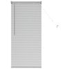 vidaXL Tendaggi a veneziana Argento 130 x 60 cm Alluminio