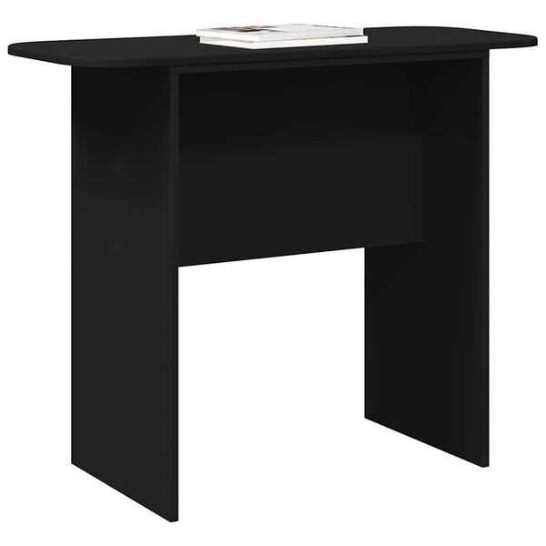 vidaXL Tavolo consolle Nero 93 x 40 x 75 cm Legno multistrato