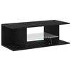 vidaXL Mobile TV Rovere Nero 90 x 39 x 30 cm Legno multistrato