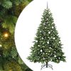 vidaXL Albero di Natale artificiale con 300 LED Verde 210 cm PE e PVC