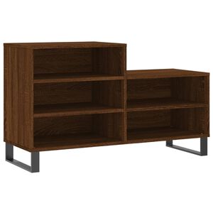 vidaXL Scarpiera Rovere Marrone 102x36x60 cm in Legno Multistrato