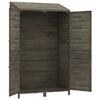 vidaXL Capanno Giardino Antracite 102x52x174,5 cm Legno Massello Abete