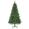 vidaXL Albero di Natale Preilluminato con Palline e Pigne 150 cm