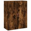 vidaXL Credenza Rovere Fumo 69,5x34x180 cm in Legno Multistrato