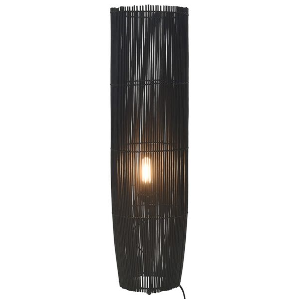 vidaXL Lampada da Pavimento in Salice Nera 52 cm E27