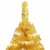 vidaXL Albero di Natale Preilluminato con Palline Oro 120 cm PET