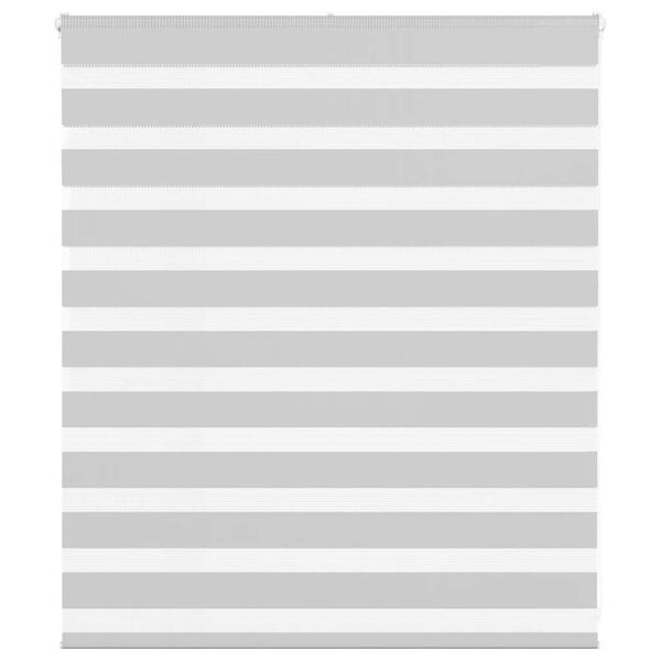 vidaXL Tenda a Rullo Zebra Larghezza Tessuto 125,9 cm Poliestere