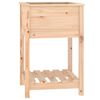 vidaXL Fioriera con Mensola 54x54x81 cm in Legno Massello di Pino