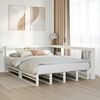 vidaXL Letto Libreria senza Materasso Bianco 160x200 cm Legno di Pino