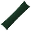 vidaXL Cuscino con cuscino HEERLEN Verde Scuro 40 x 145 cm Tessuto