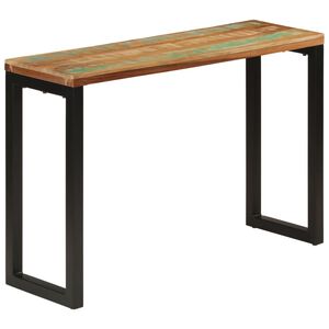 vidaXL Tavolo Consolle 110x35x75 cm in Legno Massello di Recupero