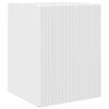 vidaXL Mobile TV da parete 30 x 31 x 40 cm Bianco Lucido
