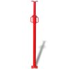 vidaXL Supporto Acrow Rosso 180 x 12,5 x 12,5 cm
