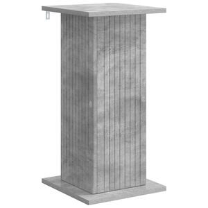 vidaXL Supporto per piante Grigio Cemento 30,5 x 30 x 60,5 cm