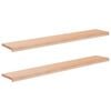 vidaXL Soglie per finestre 2 pz Naturale 140 x 30 x 2 cm