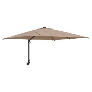 vidaXL Ombrello da giardino Talpa 248,5 x 247,5 x 160 cm