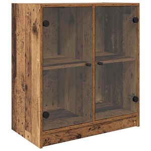 vidaXL Mobile laterale Legno vecchio 68 x 37 x 75,5 cm