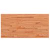 vidaXL Piano Tavolo 100x50x4cm Rettangolare Legno Massello di Faggio