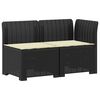 vidaXL Divano da Giardino a 2 Posti con Cuscini Aspetto Rattan 2 posto