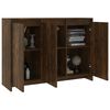 vidaXL Credenza Rovere Fumo 102x33x75 cm in Truciolato