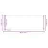 vidaXL Tenda Laterale Retrattile per Patio 220x600 cm Marrone