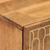 vidaXL Comodino 40x33x46 cm in Legno Massello di Mango