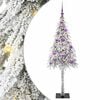 vidaXL Albero di Natale Bianco 150 cm PE e Acciaio