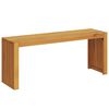 vidaXL panchina Olio Naturale 110 x 30 x 45 cm Legno di teak solido