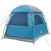 vidaXL Tenda Familiare Igloo per 6 Persone Blu Impermeabile