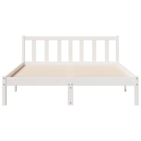 vidaXL Letto Extra Lungo senza Materasso 160x210 cm in Legno di Pino