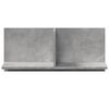 vidaXL Mobile a Parete 70x16,5x30 cm Grigio Cemento Legno Multistrato