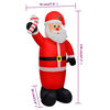 vidaXL Babbo Natale Gonfiabile 120 cm