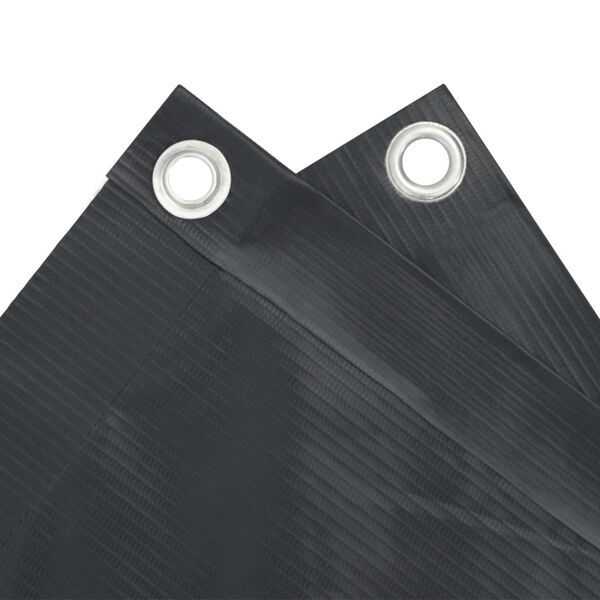 vidaXL Paravento da Balcone in Tessuto Oxford 75x400 cm Antracite