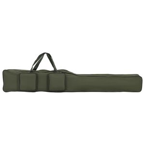 vidaXL Borsa per Canna da Pesca Verde 150 cm in Tessuto Oxford