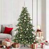 vidaXL Albero di Natale Artificiale con Rami Pieghevoli Verde 180 cm