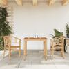 vidaXL Set da Pranzo per Giardino 3 pz in Legno Massello di Teak