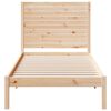 vidaXL Giroletto Extra Lungo senza Materasso 90x210 cm Legno Massello