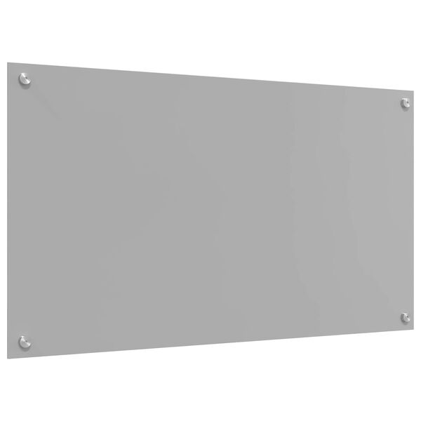 vidaXL Rivestimento da Cucina Grigio chiaro 90 x 50 cm vetro temperato