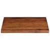 vidaXL Piano Tavolo 90x90x3,8 cm Quadrato Legno Massello di Recupero