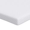 vidaXL Topper in schiuma memory 80 x 200 cm Thick Morbido Bianco