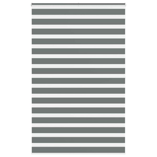 vidaXL Tenda a Rullo Zebra Larghezza Tessuto 135,9 cm Poliestere