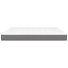 vidaXL Materasso a Molle Insacchettate Grigio Scuro 160x200x20 cm
