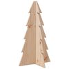 vidaXL Albero di Natale Decorativo in Legno 69,5cm Legno Massello Pino
