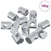 vidaXL Dado per Barile 3462 pz Argento M6 x 13 mm Ferro