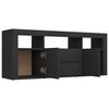 vidaXL Mobile Porta TV Nero 120x30x50 cm in Legno Multistrato