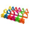 d&euml;na Set di Giocattoli in Silicone Bambini Casette e Alberi Neon 54 pz