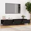 vidaXL Mobile Porta TV Nero 150x34,5x30 cm in Legno Multistrato